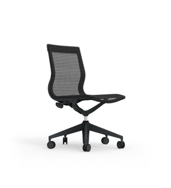 CUR112 Nylon Mid Back Mesh Executive & Conference Armless Chair