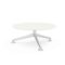 CUR301 Glass table top with table base 27x12