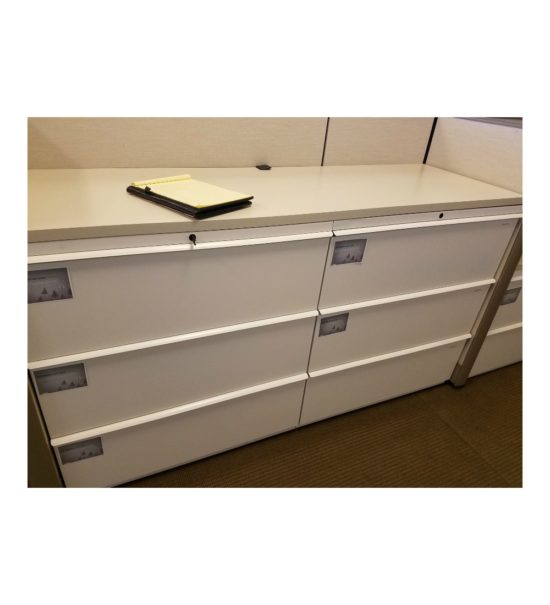 Used 2x3 Drawer Lateral File with Wood Counter Top