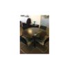 Dark Walnut Round Conference Table 36"x36" Gently Used