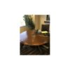 Round Conference Table 48x48 Dark Walnut Gently USED
