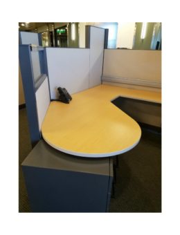 Steelcase_Answer_8'x7'_Cubicle_Workstations_Gently_USED